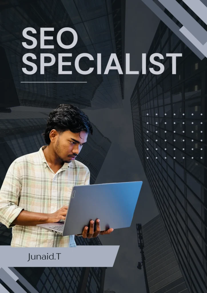 Best freelance digital marketer in calicut,kerala standing holding a laptop